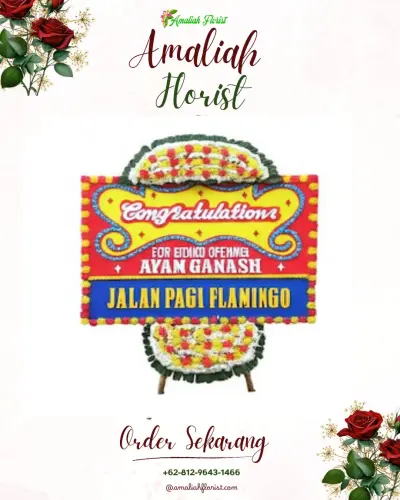 Bunga Papan Congratulation di Kesadikan